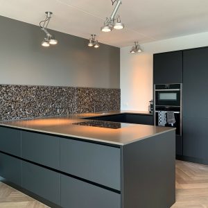 Exclusieve wandbekleding. Mosselen.